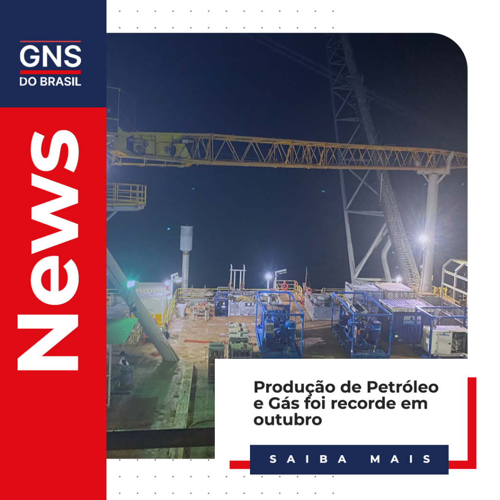 Brasil alcança o recorde de produção nacional de petróleo e gás natural